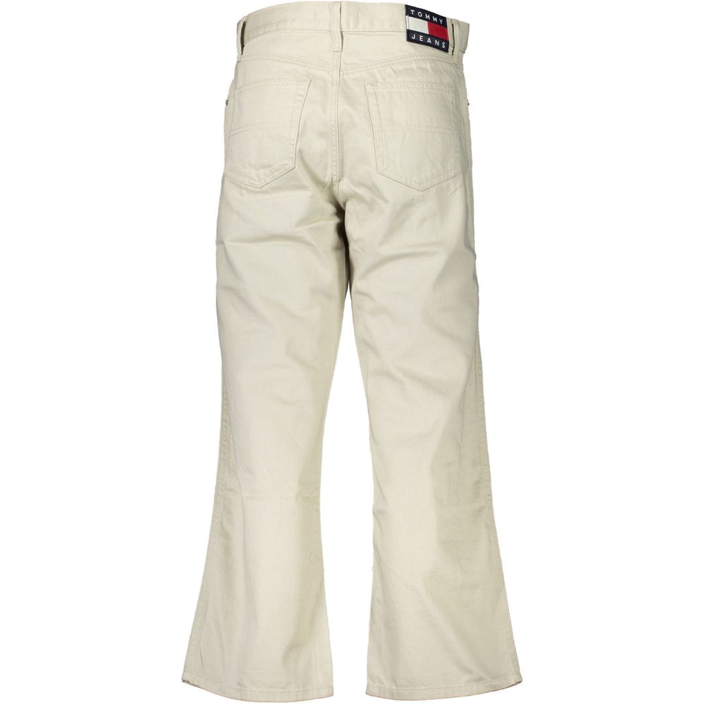 Beige bomullsjeans och byxor