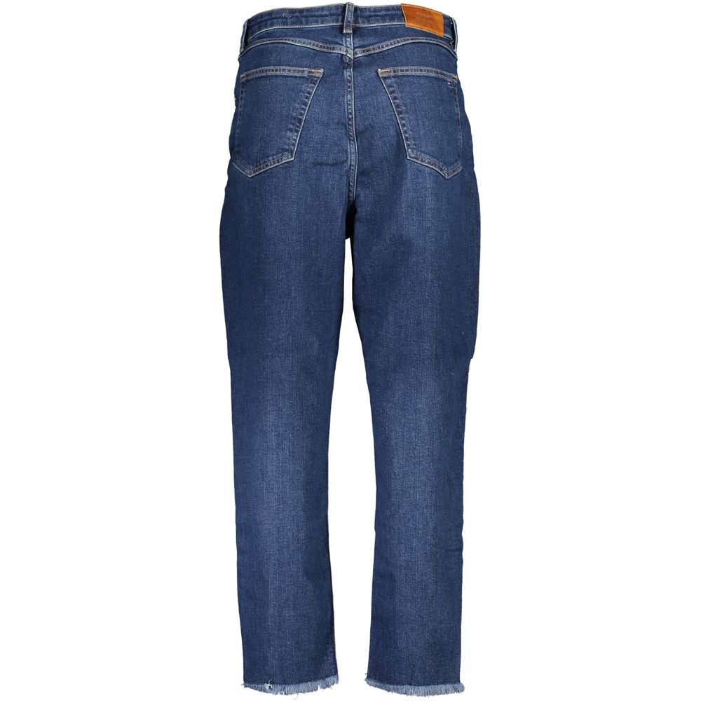 Blå bomullsjeans och byxor