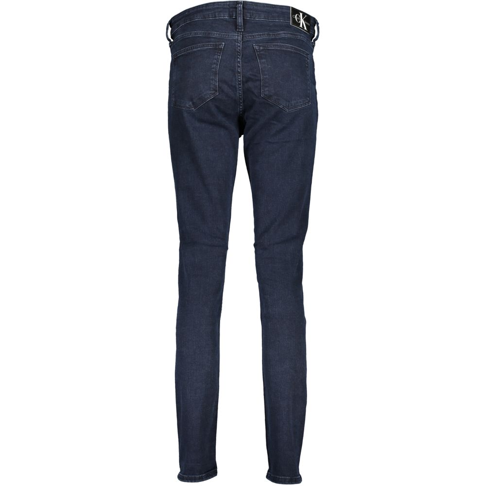 Blå bomullsjeans och byxor