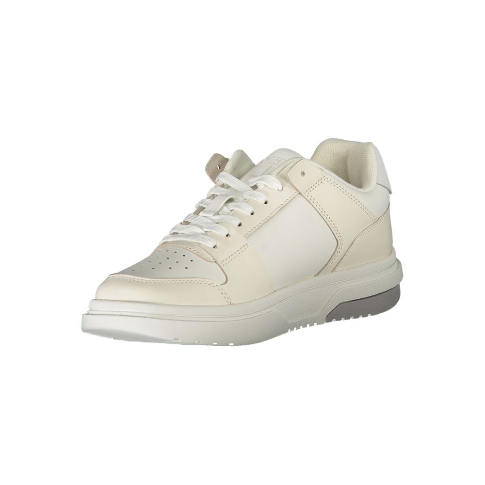 Vit polyestersneaker