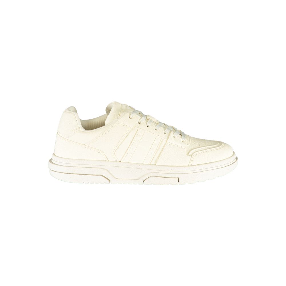 Tommy Hilfiger hvite polyestersneaker