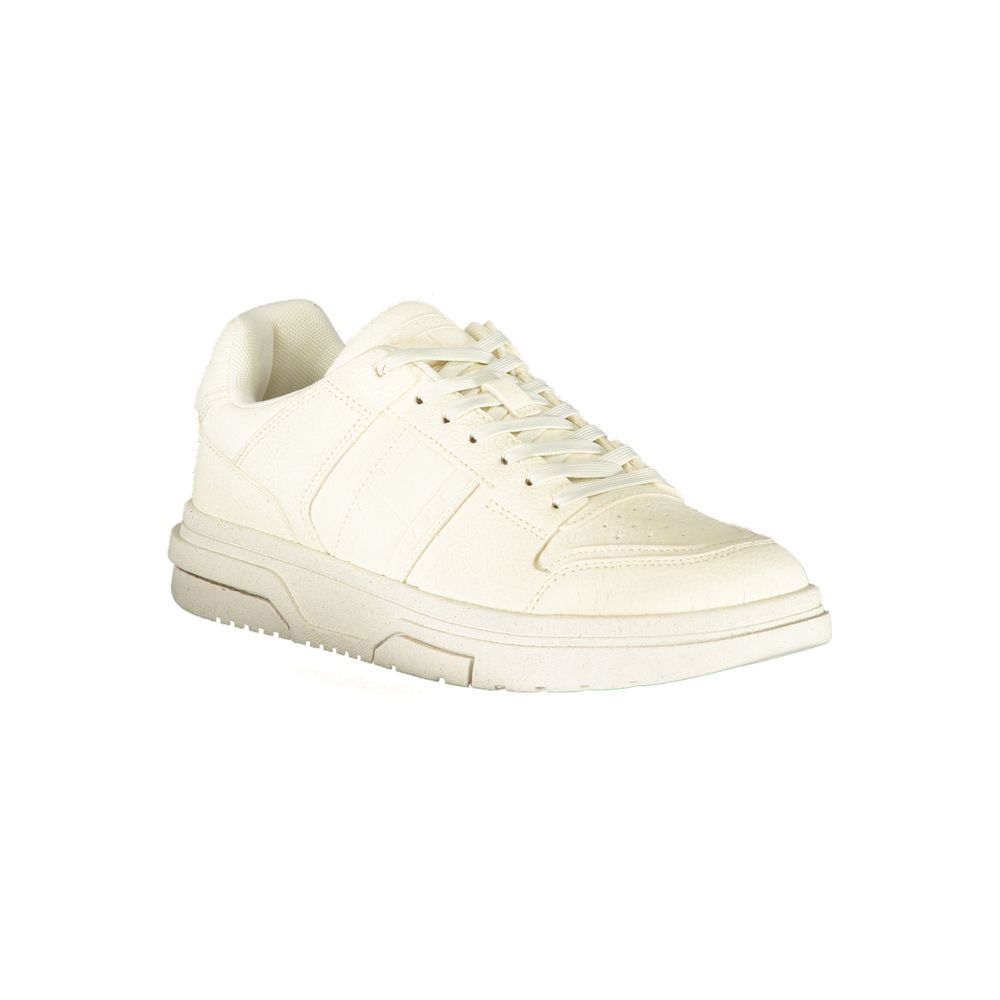 Tommy Hilfiger hvite polyestersneaker
