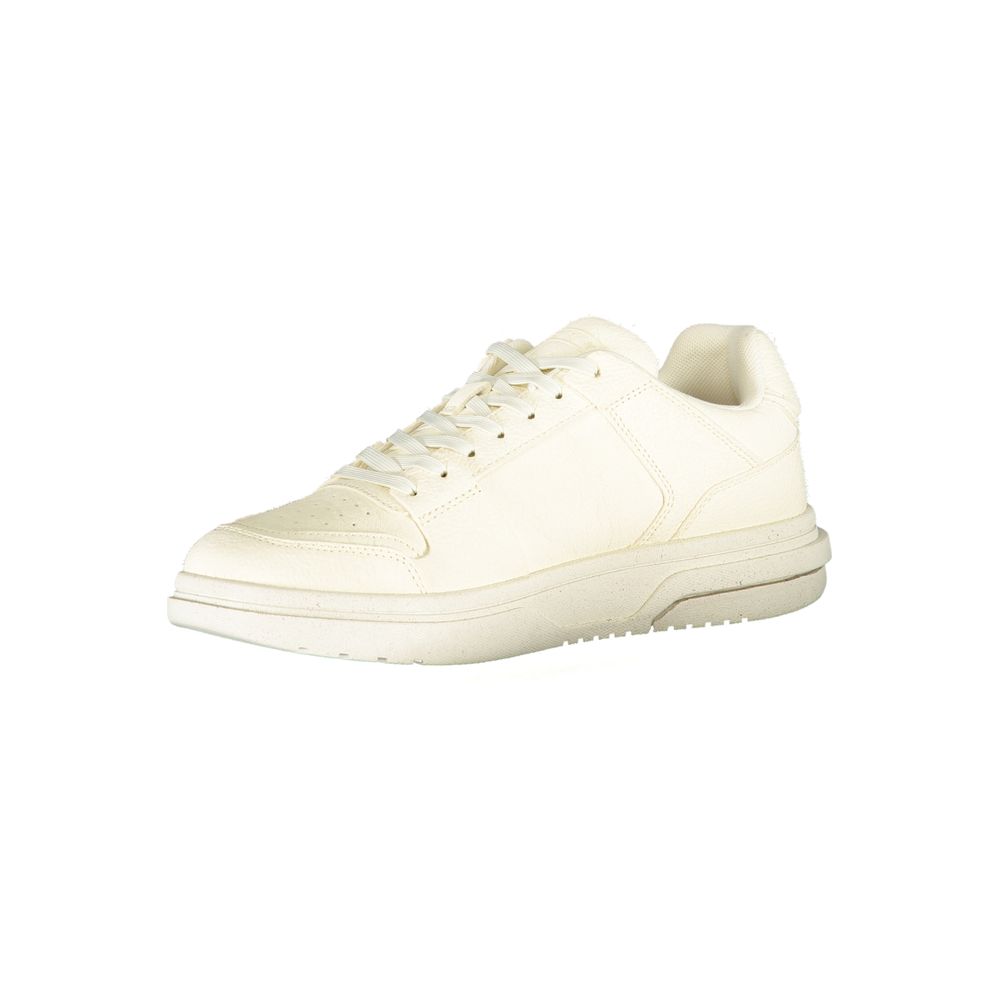 Tommy Hilfiger hvite polyestersneaker