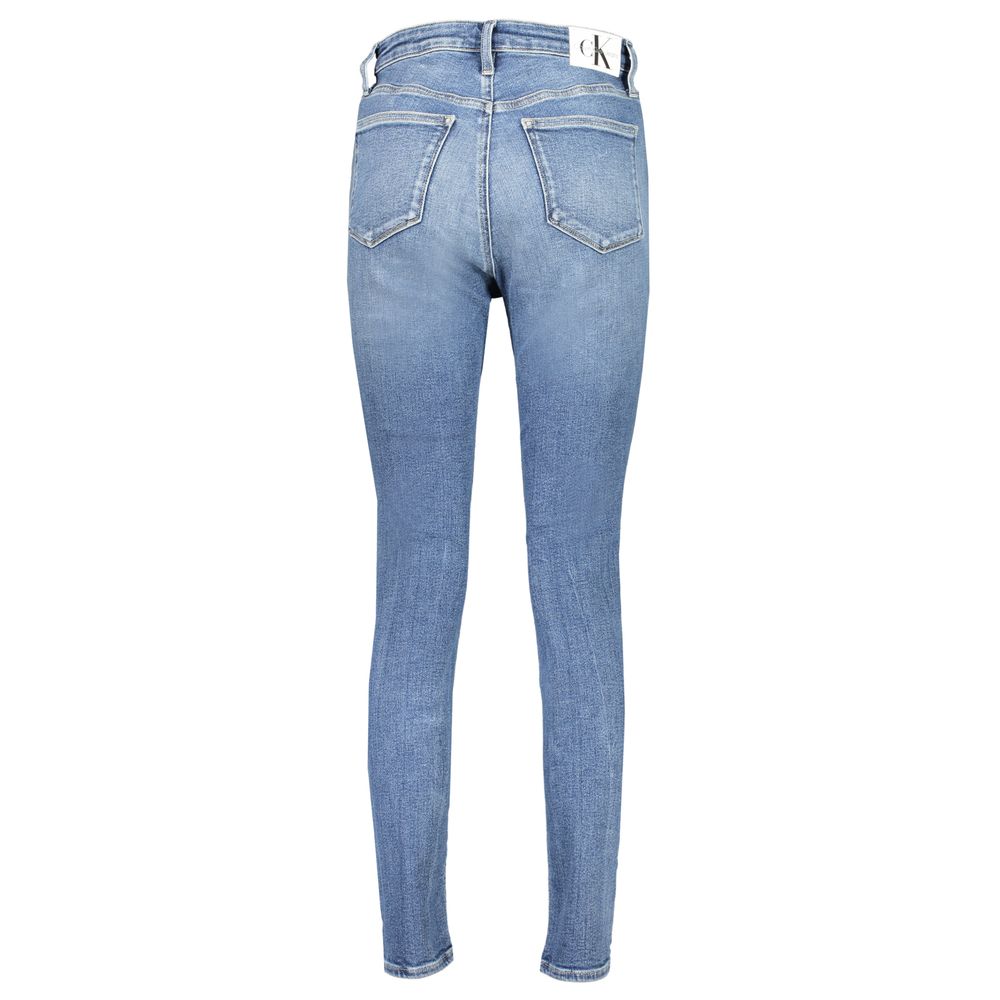 Blå bomullsjeans och byxor