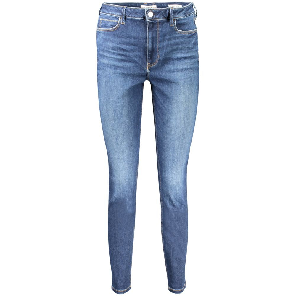 Blå bomullsjeans och byxor