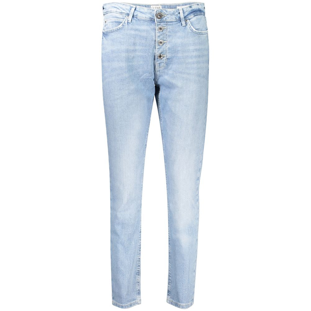 Blå bomullsjeans och byxor