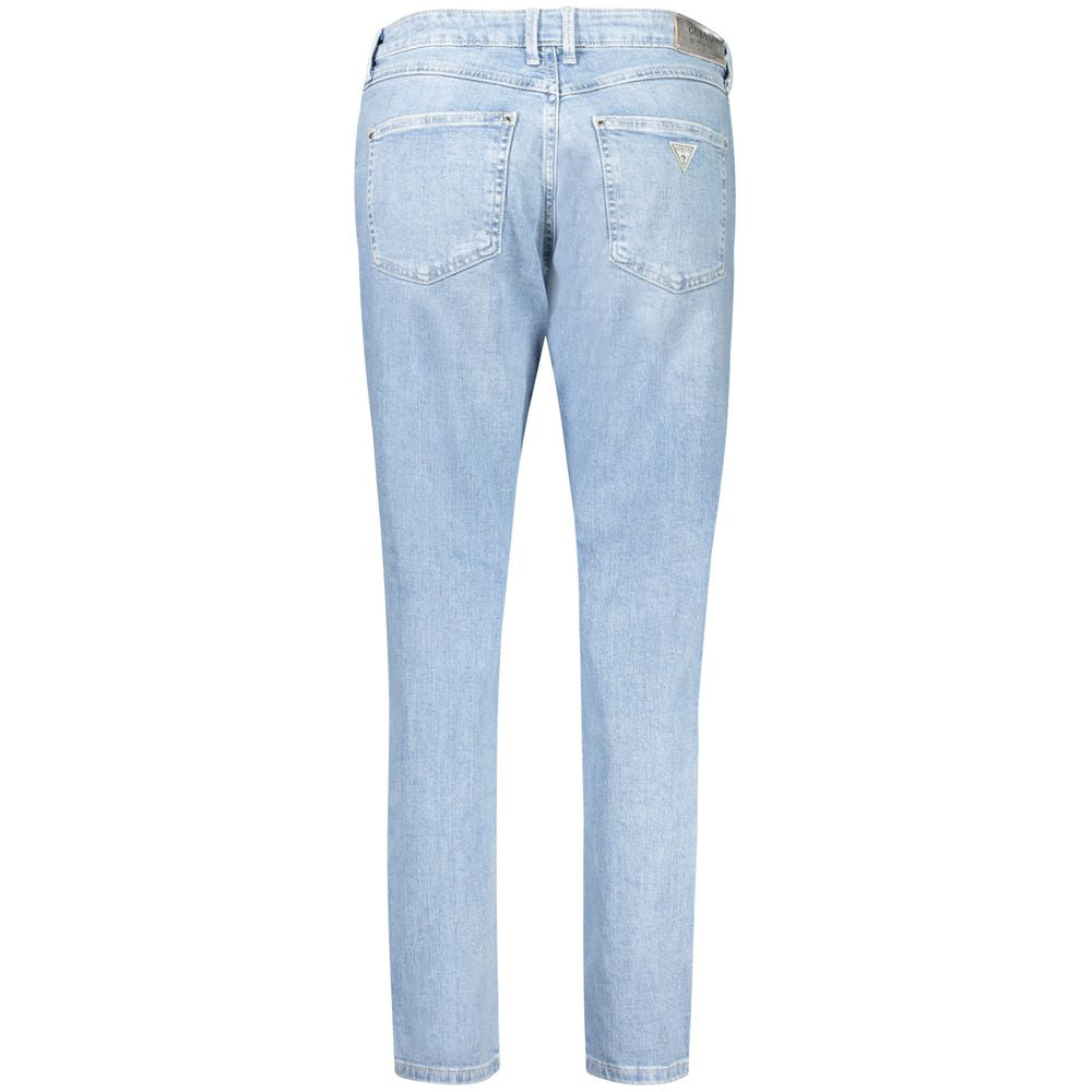 Blå bomullsjeans och byxor