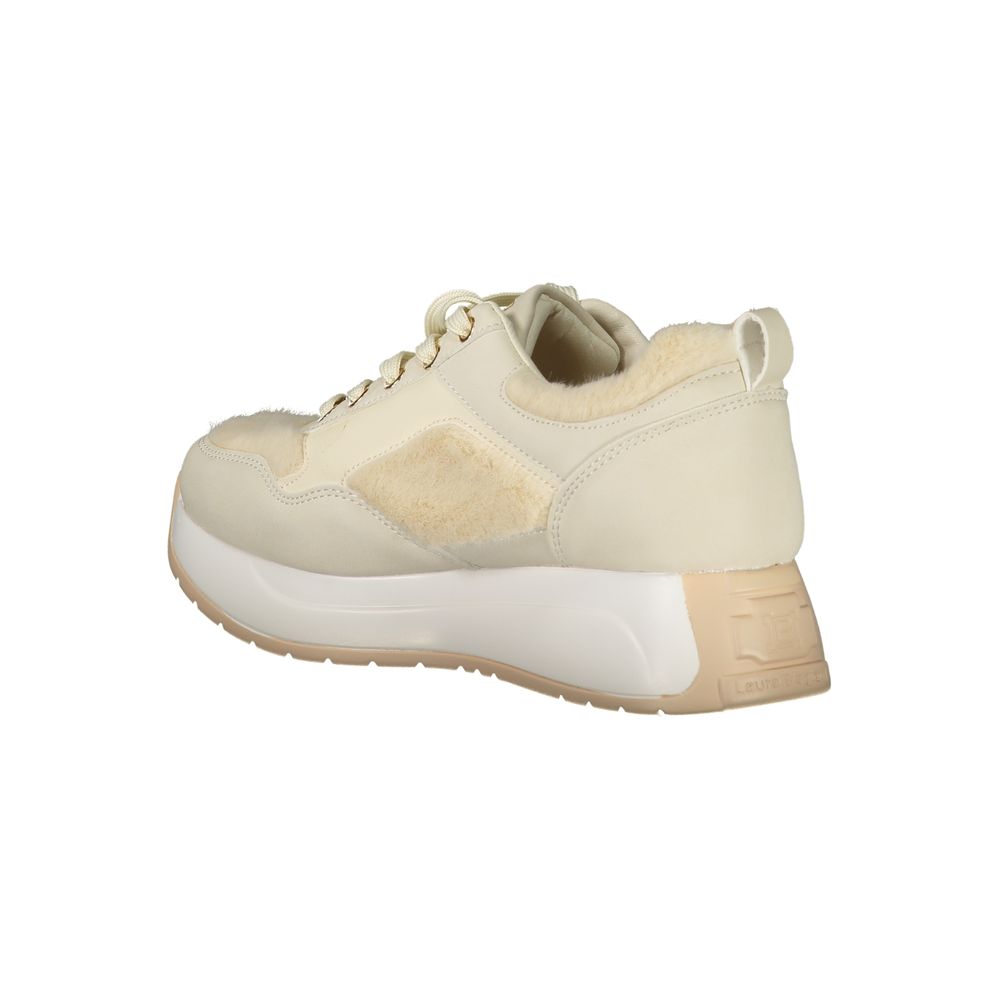 Beige polyeten sneaker