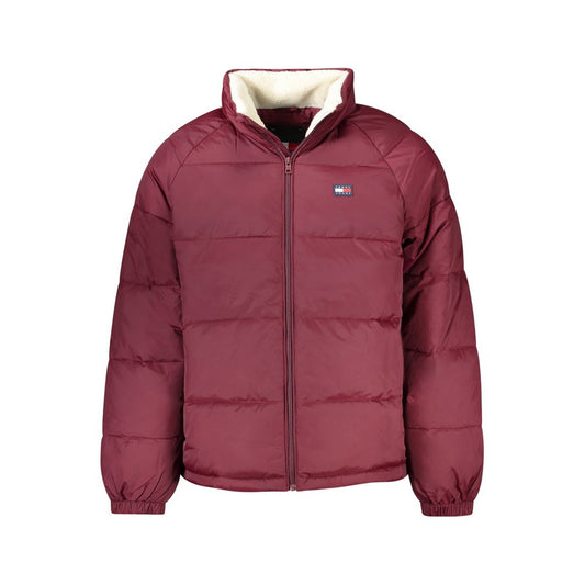 Tommy Hilfiger rød herrejakke i resirkulert polyester