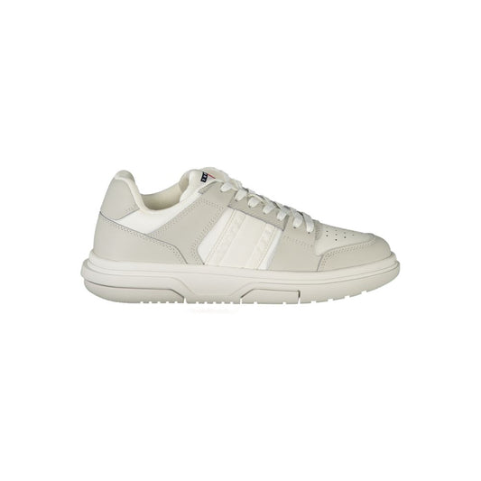 Tommy Hilfiger hvite polyestersneaker