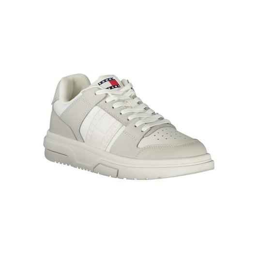 Tommy Hilfiger hvite polyestersneaker