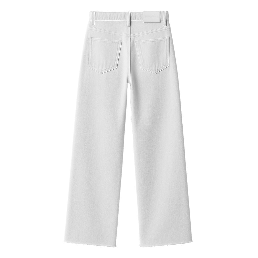 Vita bomullsjeans och byxor