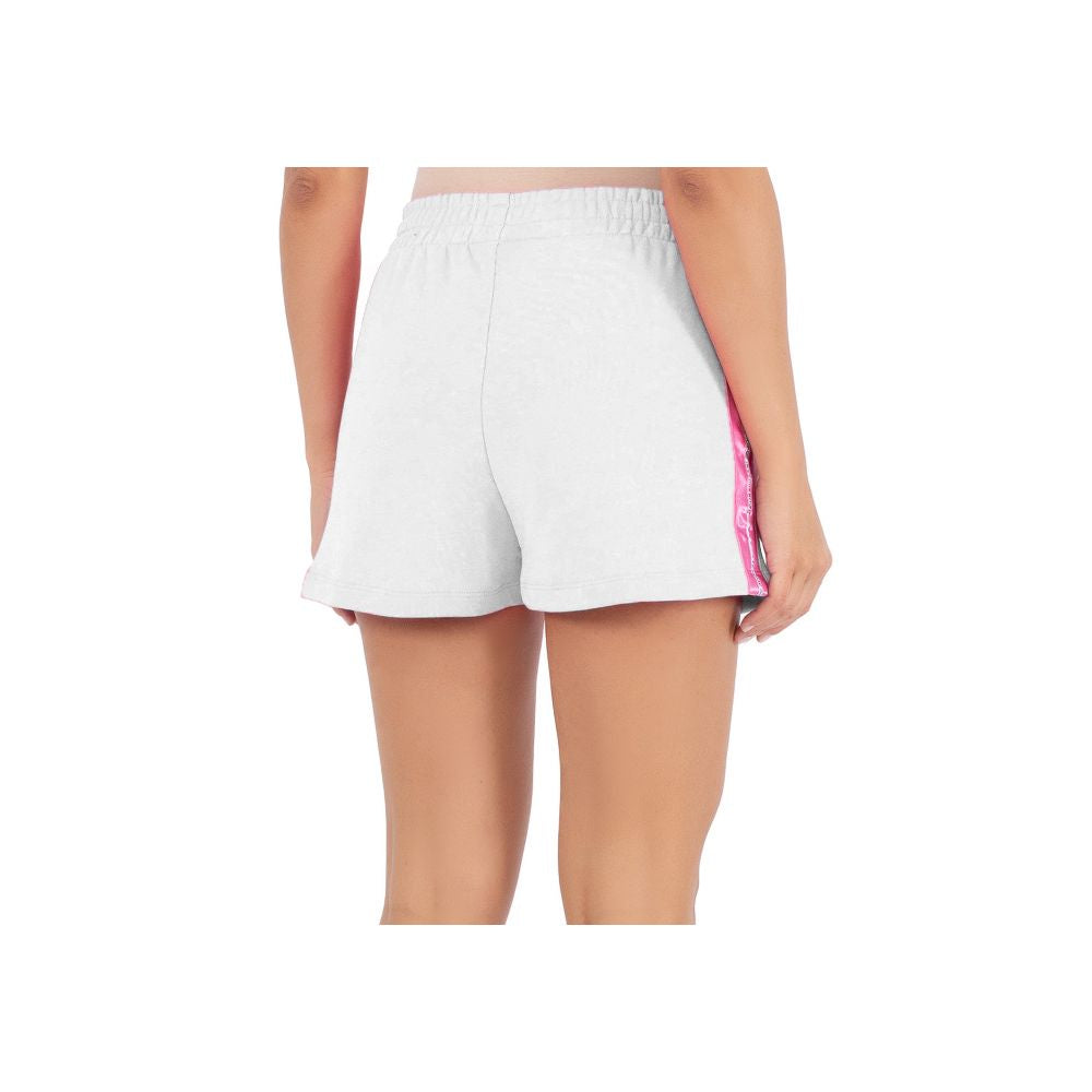 Hvite bomullsshorts
