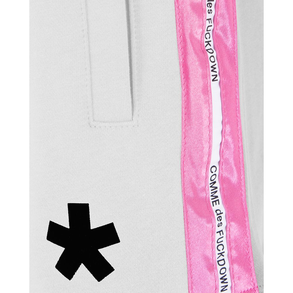 Hvite bomullsshorts