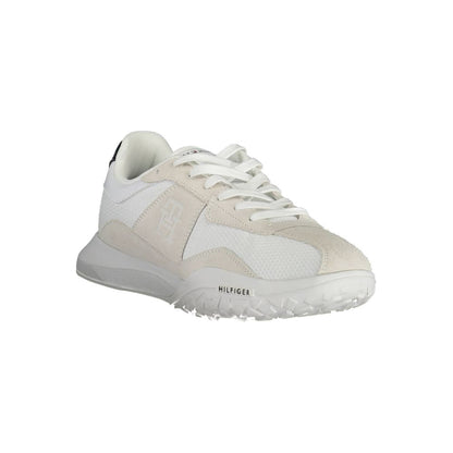 Tommy Hilfiger hvite polyestersneaker