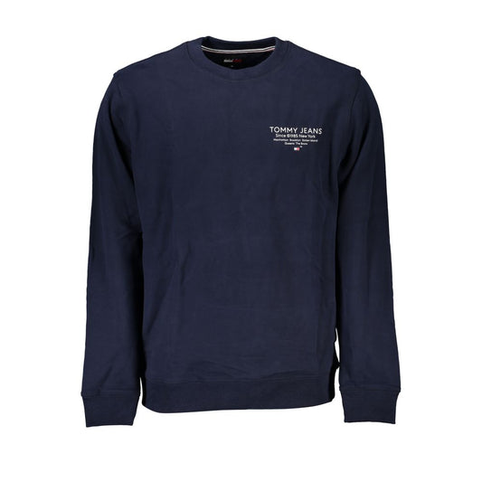 Tommy Hilfiger Blå økologisk bomullsgenser for menn