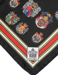 Dolce &amp; Gabbana Flerfärgad Siden Fyrkantig Herrhalsduk