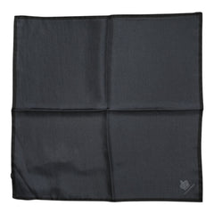 Dolce &amp; Gabbana Mørkegrått DG Crown Silk Square Foulard Skjerf