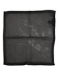 Dolce & Gabbana Black Patterned Cotton Square Foulard Scarf