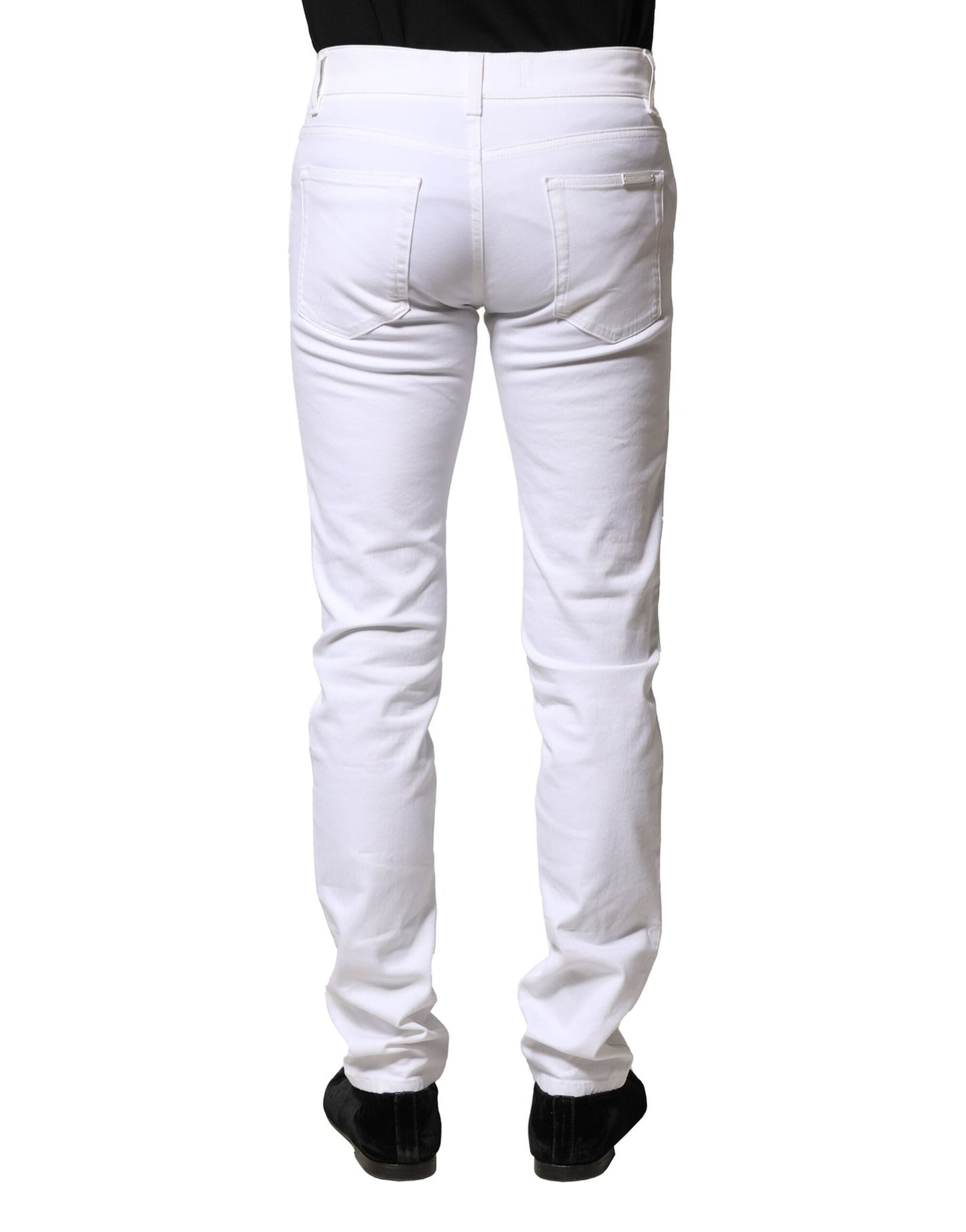 Dolce &amp; Gabbana Vita Bomulls Skinny Herrjeans