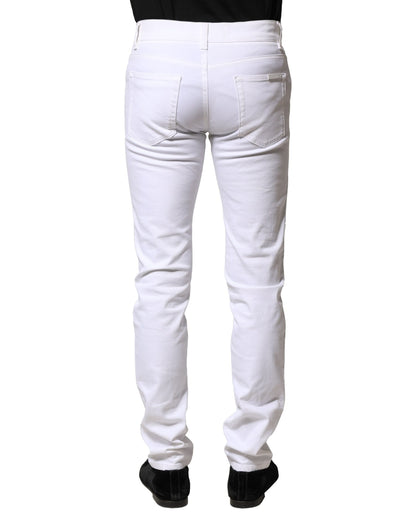 Dolce &amp; Gabbana Vita Bomulls Skinny Herrjeans