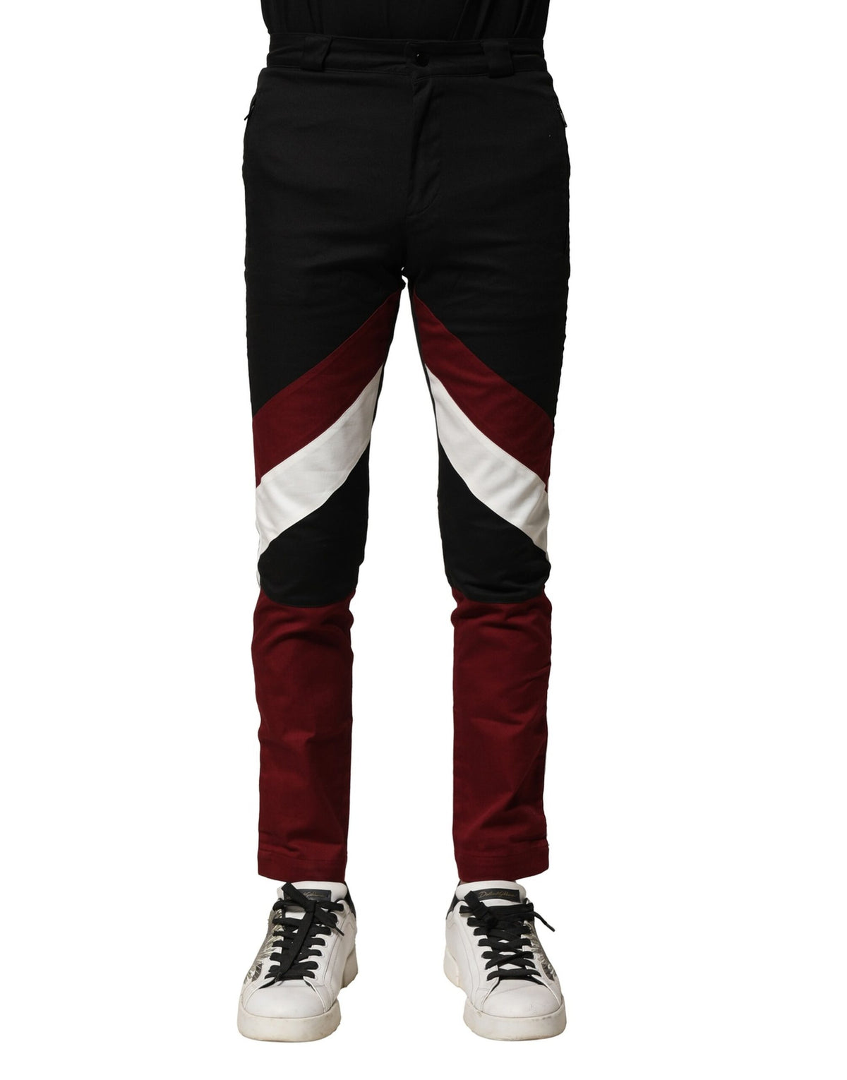Dolce & Gabbana Multicolor Cotton Jogger Men Pants
