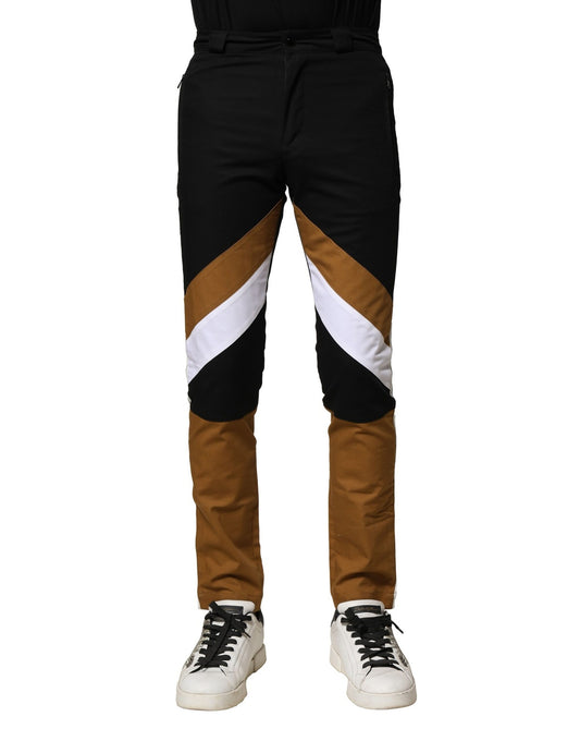 Dolce &amp; Gabbana Flerfargede Bomulls Slim Fit Herrebukser