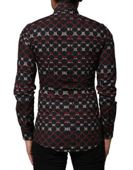 Dolce & Gabbana Multicolor Cotton GOLD Long Sleeves Shirt