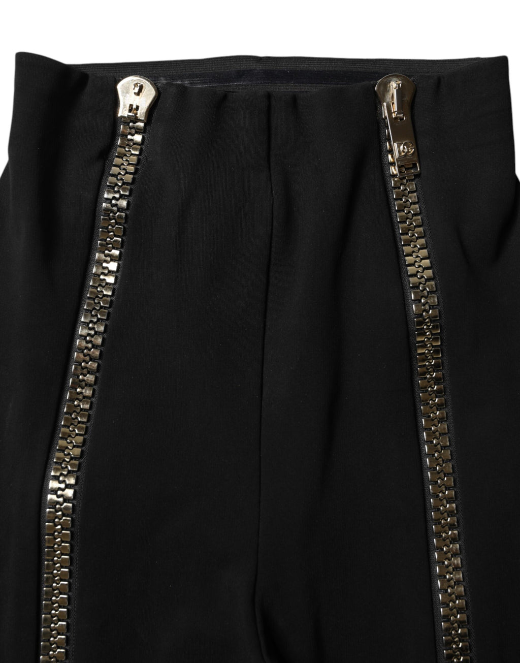 Svarta skinny byxor med hög midja