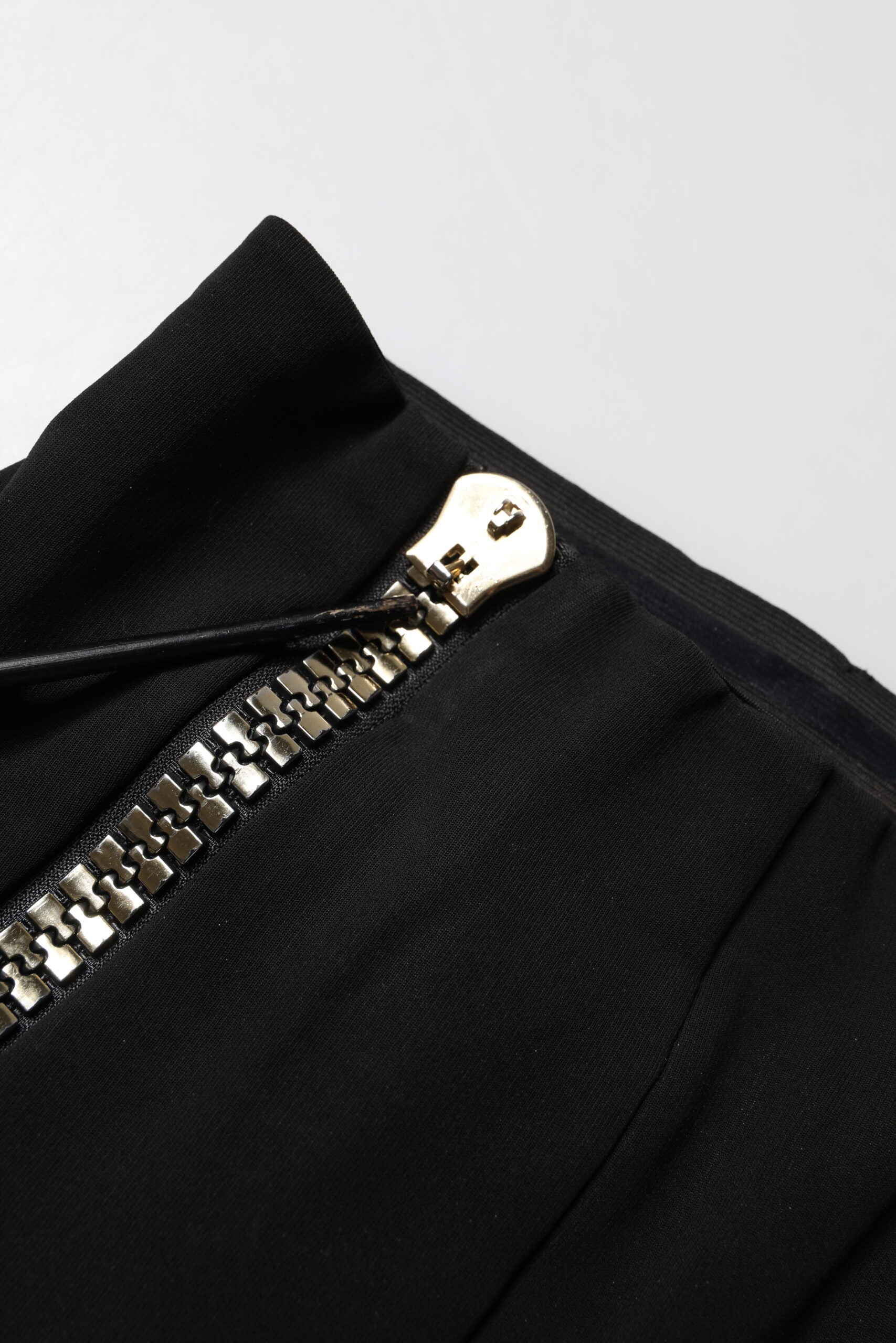 Svarta skinny byxor med hög midja