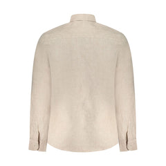 North Sails Beige Linen Men Shirt