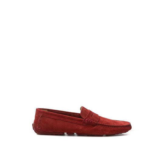 Bally Bordeaux Lädermockasin
