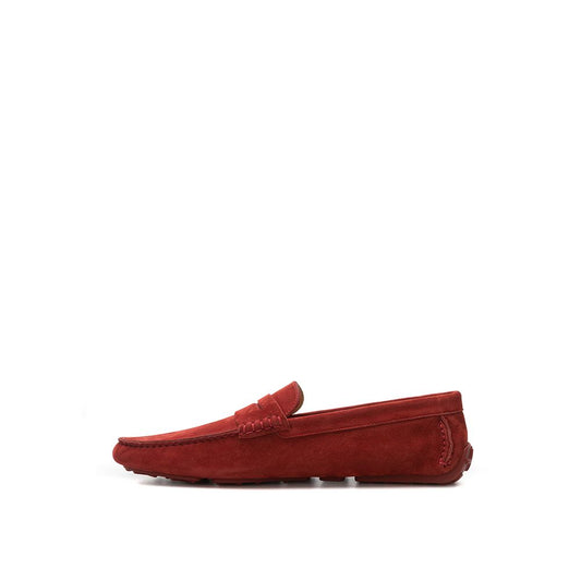 Bally Bordeaux Lädermockasin