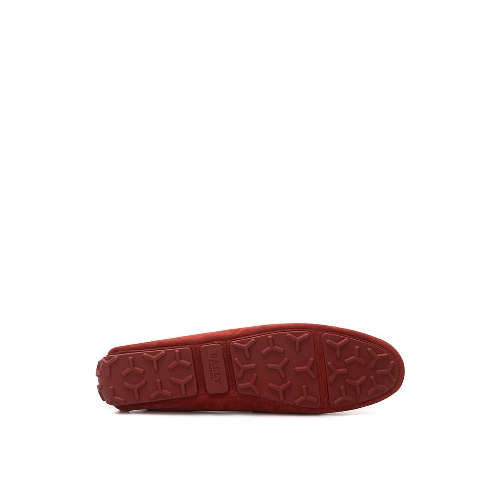 Bally Bordeaux Lädermockasin