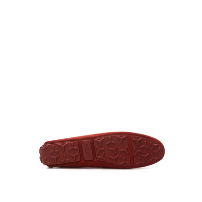 Bally Bordeaux Lädermockasin