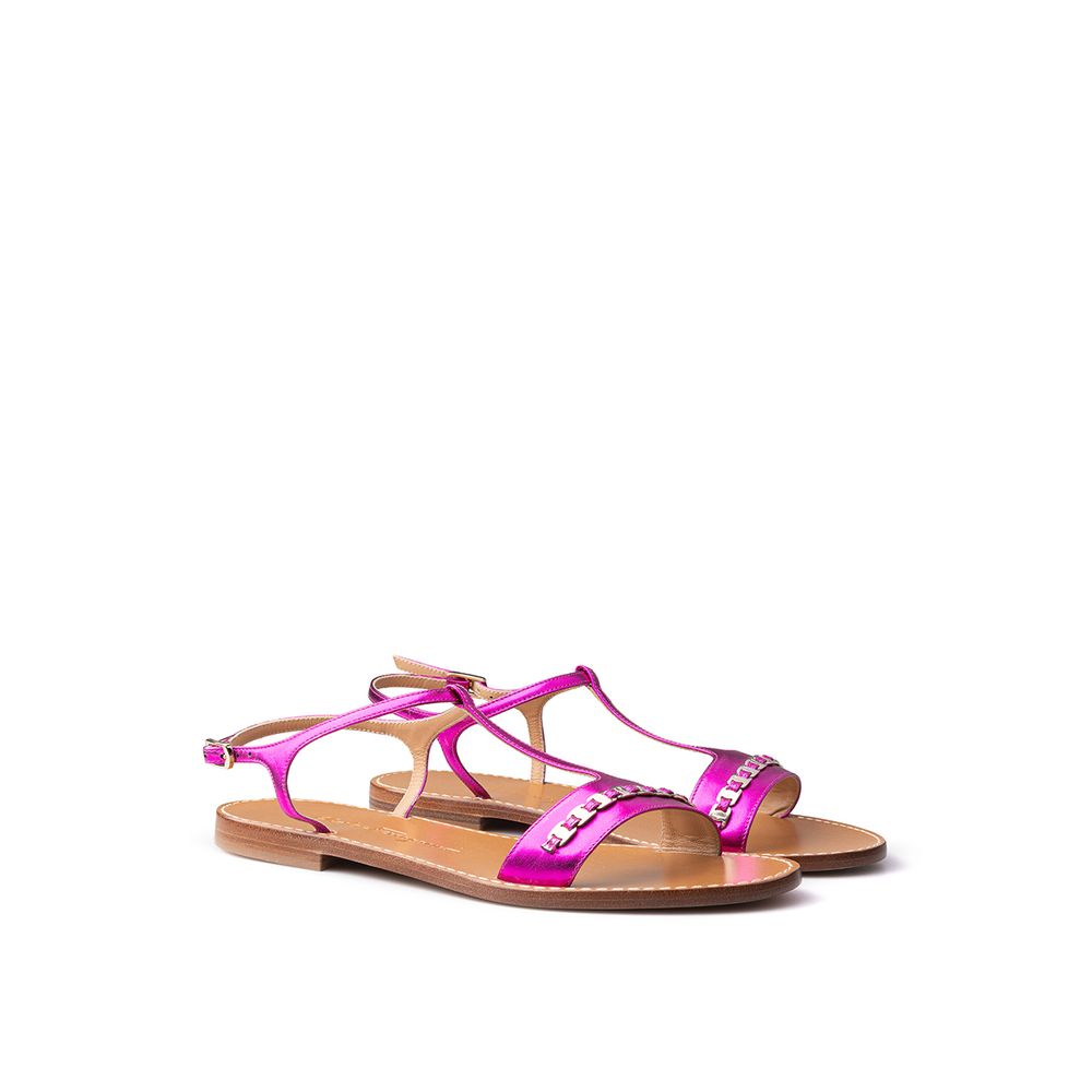 Lilla skinnsandal