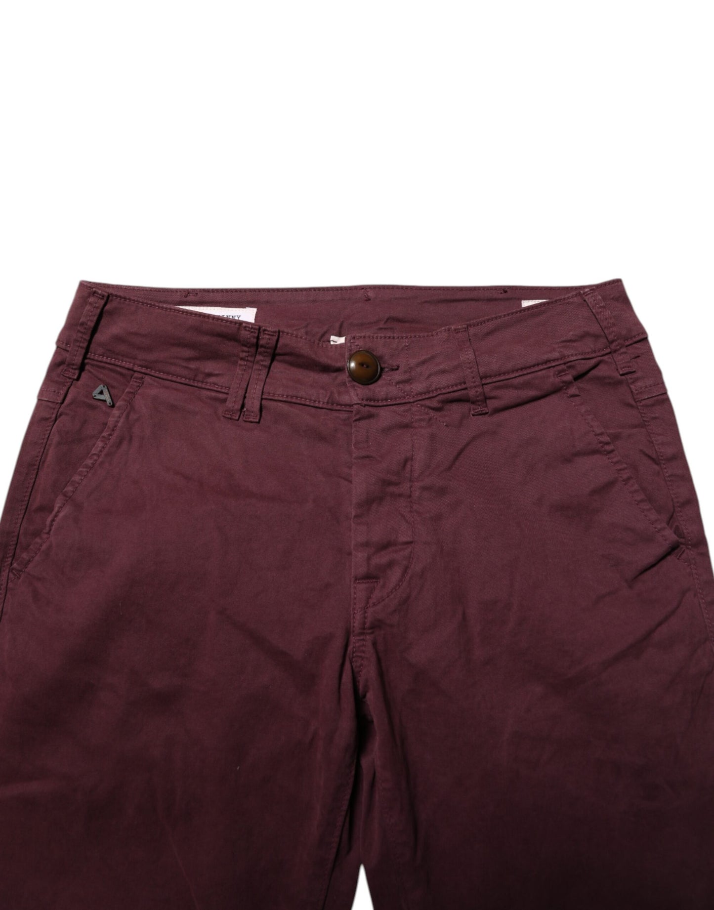 CYCLE Rødbrune Bomulls Stretch Skinny Fit Herre Denim Jeans