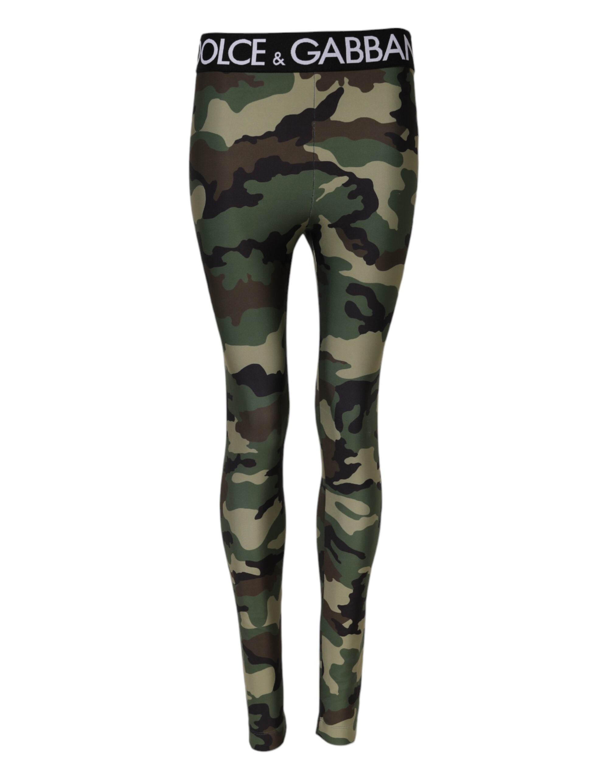 Flerfärgade kamouflage DG-midjeleggingsbyxor