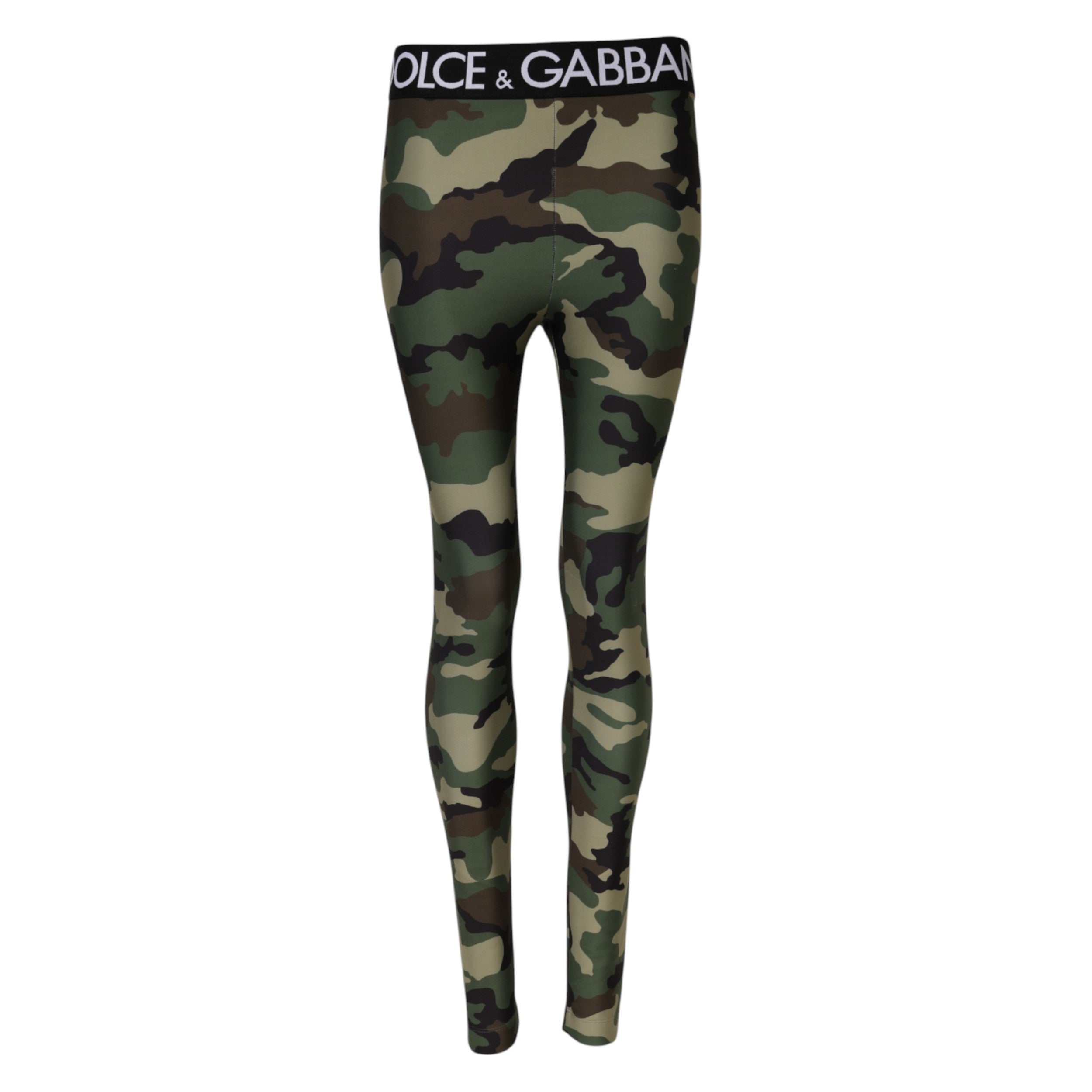 Flerfärgade kamouflage DG-midjeleggingsbyxor