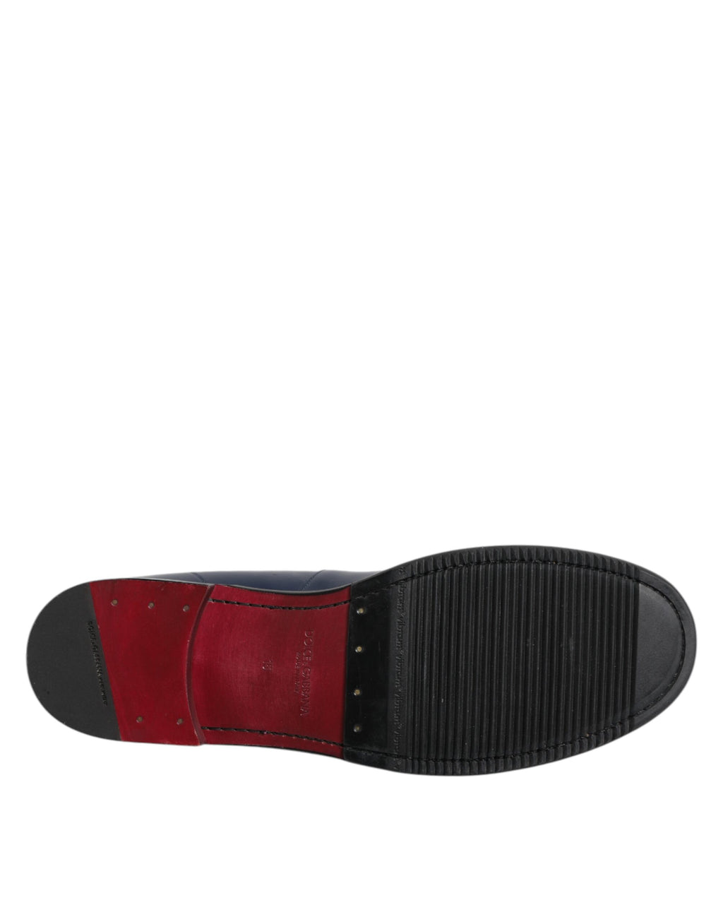 Svarta Vita Läder Slip On Loafers Herrskor