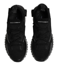Dolce & Gabbana Black SORRENTO Sport Stretch Sneakers Shoes
