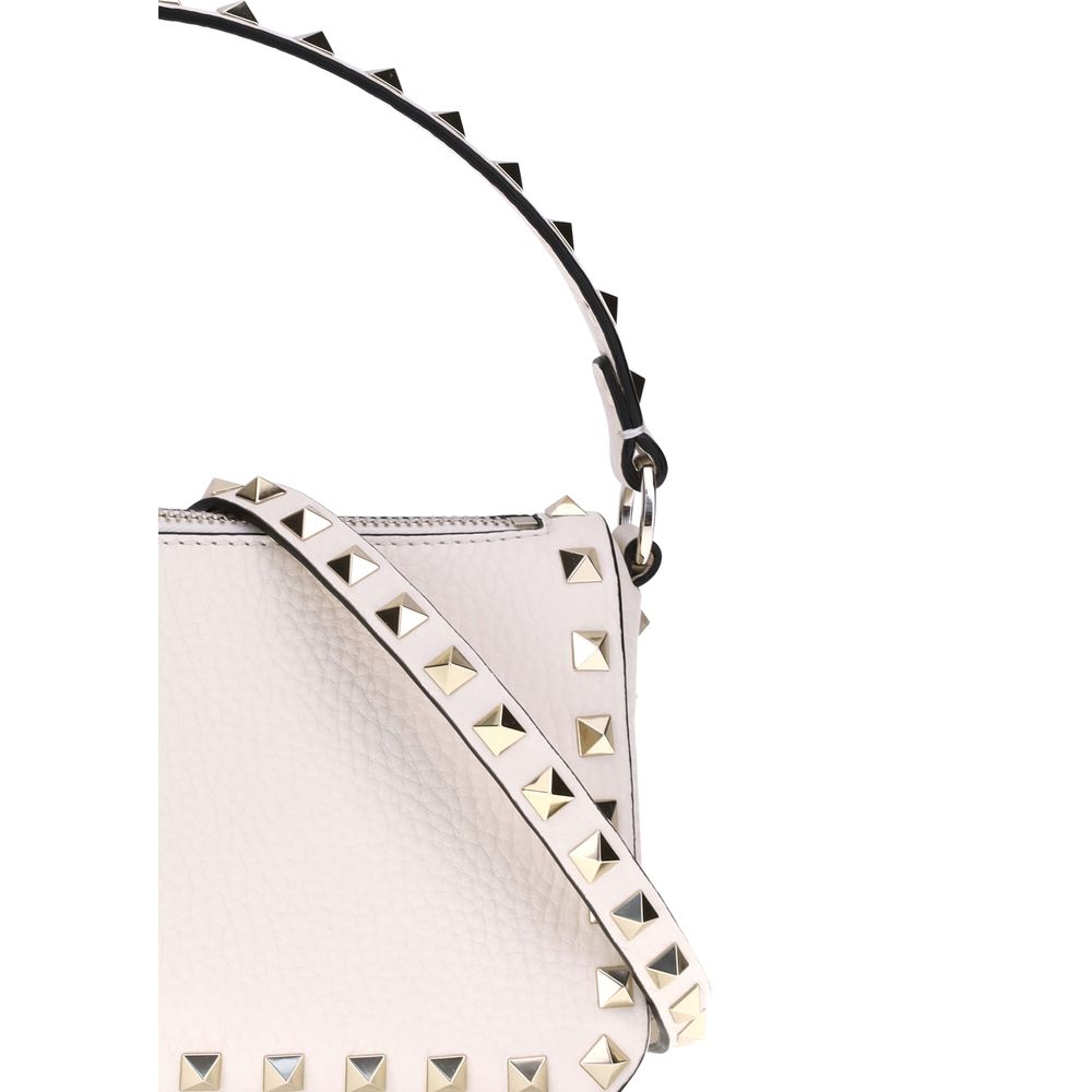 Rockstud skulderveske med glidelås