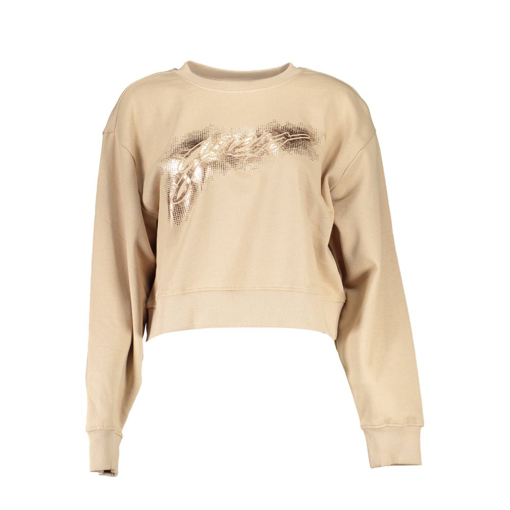 Beige bomullströja