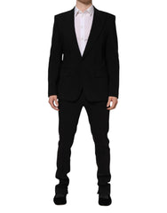 Dolce & Gabbana Black MARTINI Single Breasted 2 Piece Suit