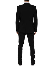 Dolce & Gabbana Black MARTINI Single Breasted 2 Piece Suit