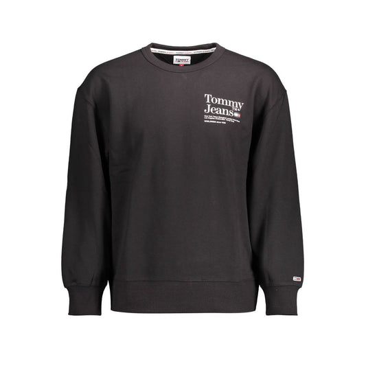 Tommy Hilfiger svart bomullsgenser for menn