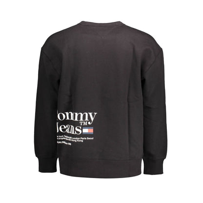 Tommy Hilfiger svart bomullsgenser for menn