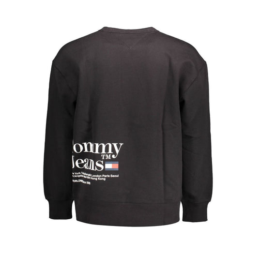 Tommy Hilfiger svart bomullsgenser for menn