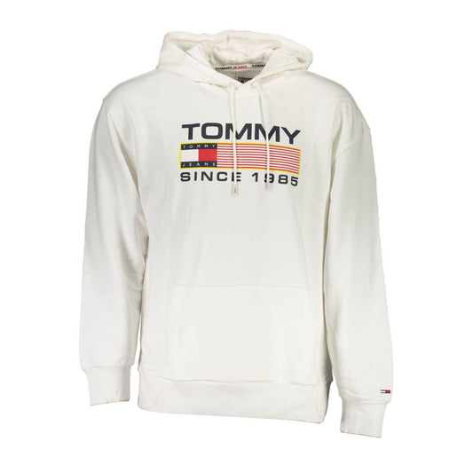 Tommy Hilfiger hvit bomullsgenser for menn
