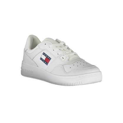 Tommy Hilfiger hvite polyestersneaker
